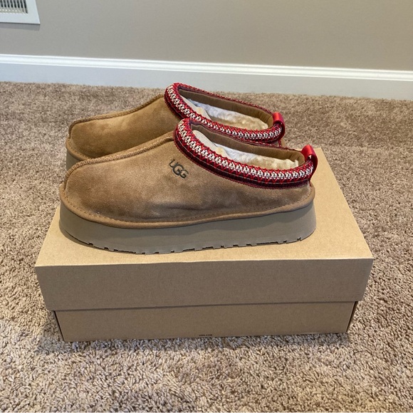 UGG Tazz Platform Slippers Chestnut 1122553 - Picture 1 of 13